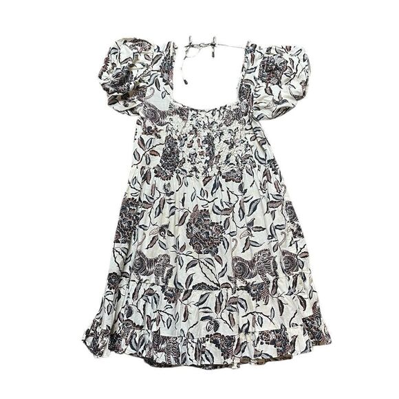 HOUSE OF HARLOW Ozzie Floral Puff Sleeve Dress Size XS - Picture 3 of 8